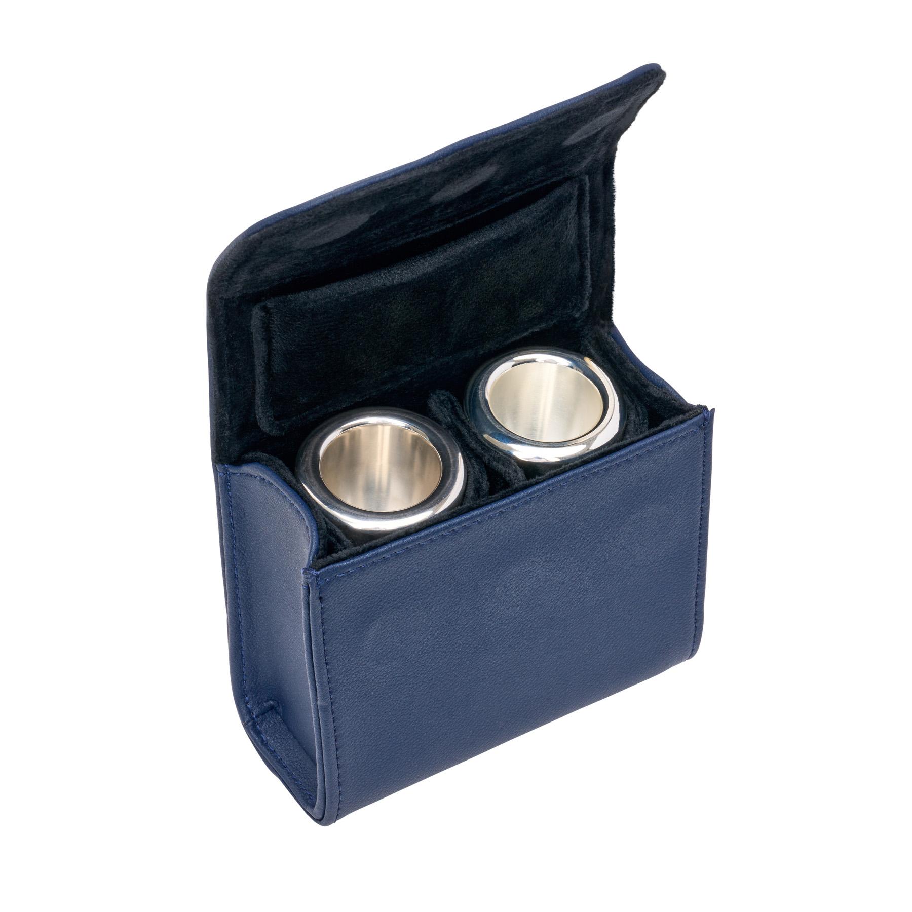 Tuba / Tenor Saxophone Mouthpiece Pouch - INGO, 2-Piece, Navy Blue